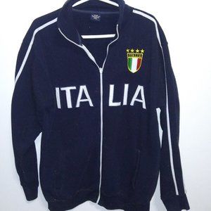 XXL 16  "ITALY" ITALIA zipper up jacket womens